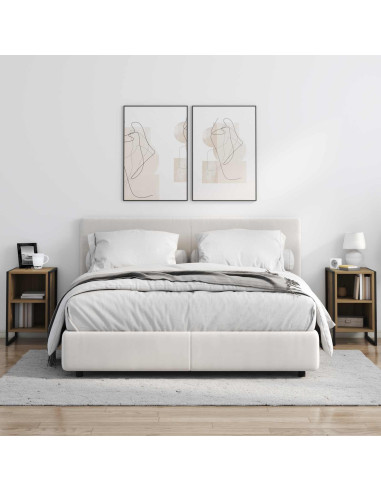 Comodino 2 pcs Rovere Artigianale 39.5 x 30 x 50 cm