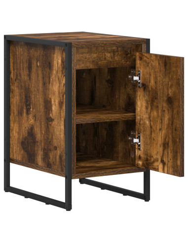 Comodino Quercia Fumosa 39,5 x 30 x 50 cm Legno multistrato