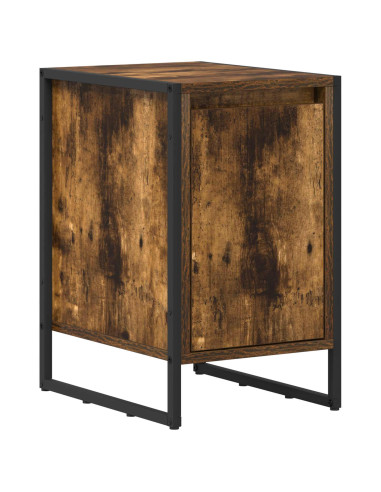 Comodino 2 pcs Quercia Fumosa 39,5 x 30 x 50 cm