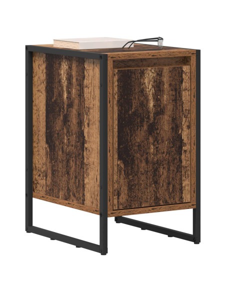 Comodino Legno vecchio 39,5 x 30 x 50 cm Legno multistrato