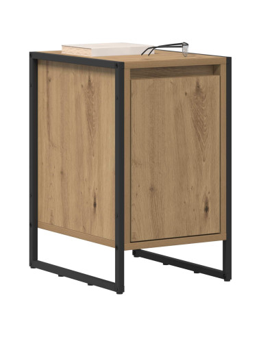 Comodino Rovere Artigianale 39,5 x 30 x 50 cm Legno multistrato