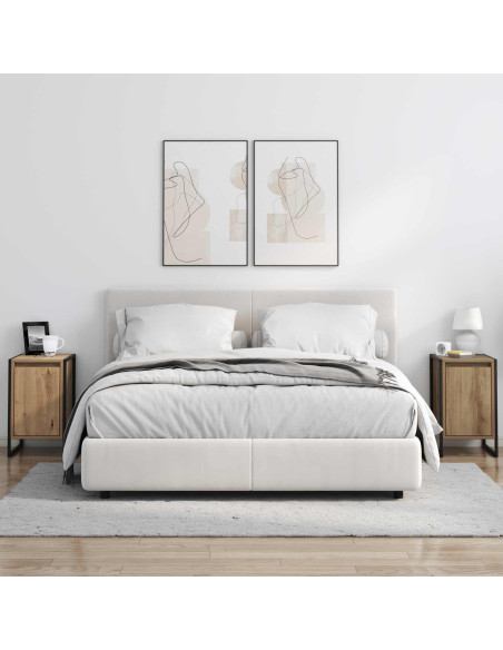 Comodino Rovere Artigianale 39,5 x 30 x 50 cm Legno multistrato