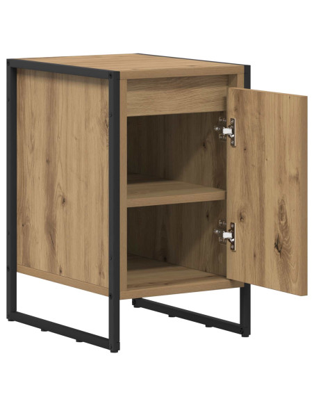 Comodino Rovere Artigianale 39,5 x 30 x 50 cm Legno multistrato