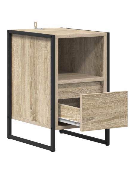 Comodino Sonoma 39,5 x 30 x 50 cm Legno multistrato