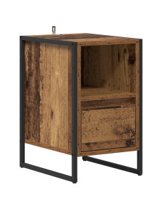 Comodino Legno vecchio 39,5 x 30 x 50 cm Legno multistrato 2