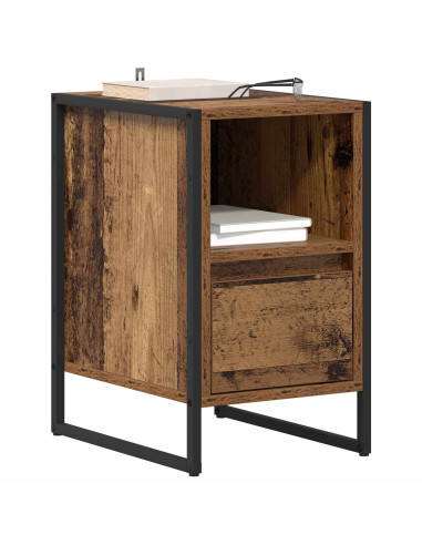 Comodino Legno vecchio 39,5 x 30 x 50 cm Legno multistrato