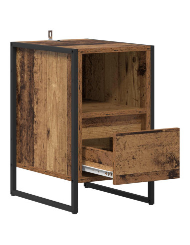 Comodino Legno vecchio 39,5 x 30 x 50 cm Legno multistrato