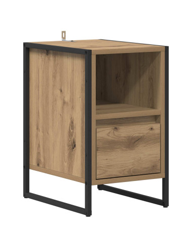 Comodino Rovere Artigianale 39,5 x 30 x 50 cm Legno multistrato