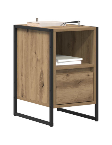 Comodino 2 pcs Rovere Artigianale 39,5 x 30 x 50 cm