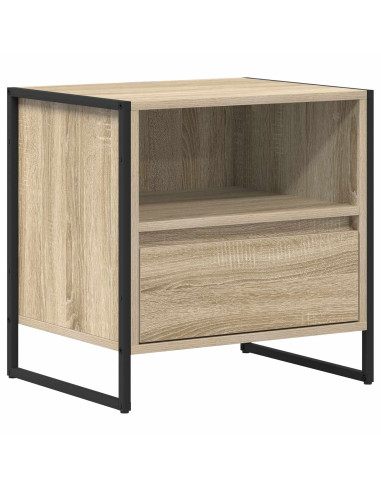 Comodino 2 pcs Sonoma 50 x 39,5 x 50 cm Legno multistrato