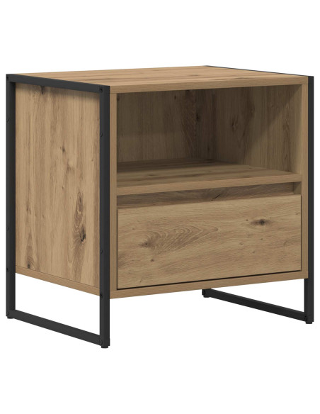 Comodino Rovere Artigianale 50 x 39,5 x 50 cm Legno multistrato