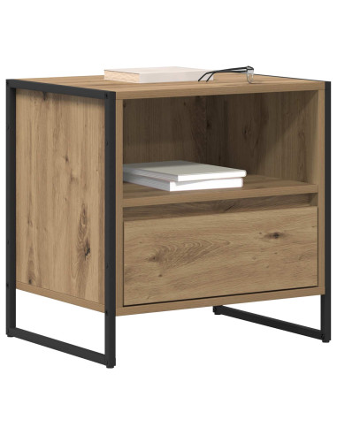 Comodino Rovere Artigianale 50 x 39,5 x 50 cm Legno multistrato