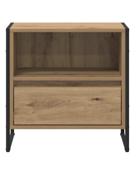 Comodino Rovere Artigianale 50 x 39,5 x 50 cm Legno multistrato