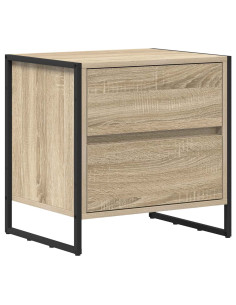 Comodino Sonoma 50 x 39.5 x 50 cm Legno multistrato 2