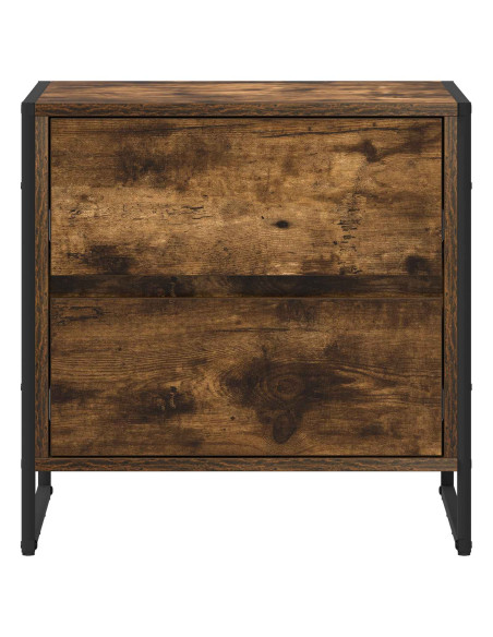 Comodino Quercia Fumosa 50 x 39.5 x 50 cm Legno multistrato