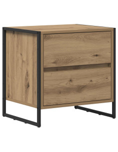 Comodino Rovere Artigianale 50 x 39.5 x 50 cm Legno multistrato 2