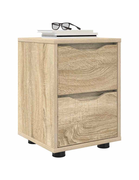 Comodini con cassetto 2 pcs Rovere Sonoma 30,5 x 30 x 43 cm