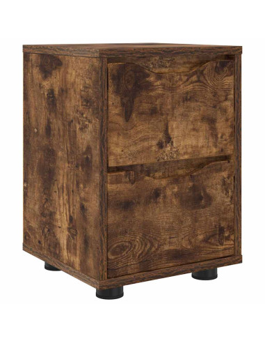 Comodino Rovere fumé 30,5 x 30 x 43 cm Legno multistrato