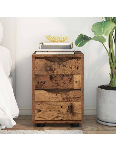 Comodino Legno vecchio 30,5 x 30 x 43 cm Legno multistrato