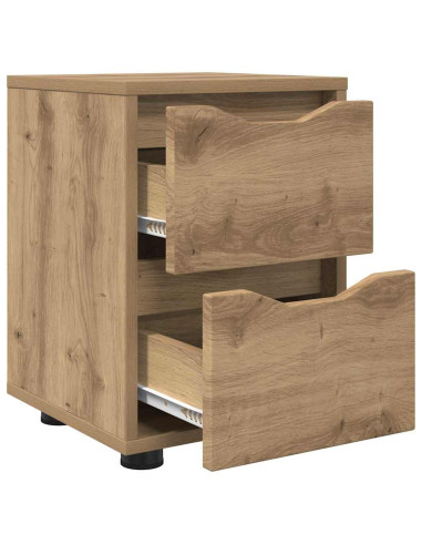 Comodino Rovere artigianale 30,5 x 30 x 43 cm Legno multistrato