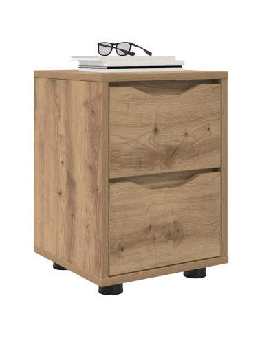 Comodini 2 pcs Rovere artigianale 30,5 x 30 x 43 cm