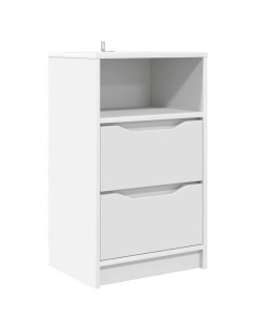 Comodino con cassetto Bianco 40 x 30 x 467 cm Legno multistrato 2