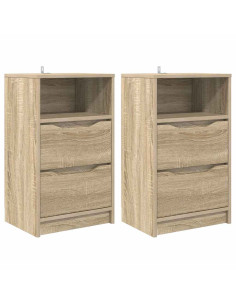 Comodini 2 pcs Rovere Sonoma 40 x 30 x 467 cm Legno multistrato 2