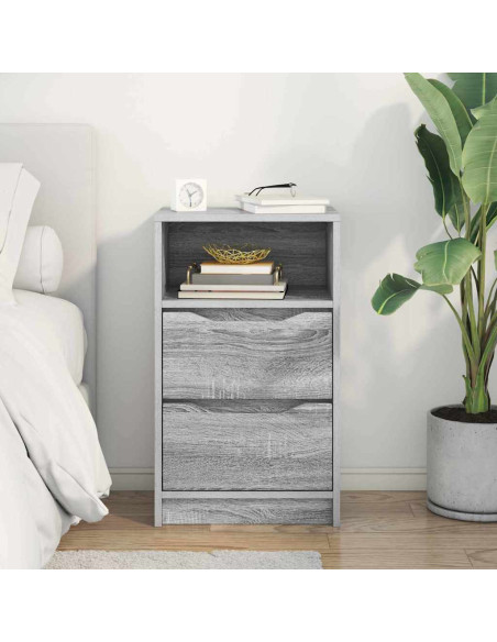 Comodino Grigio Sonoma 40 x 30 x 467 cm Legno multistrato