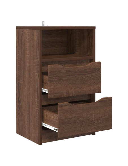 Comodino Rovere Marrone 40 x 30 x 467 cm Legno multistrato