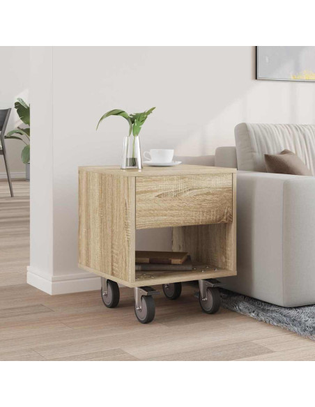 Comodino Rovere Sonoma 40,5 x 40 x 48 cm Legno multistrato