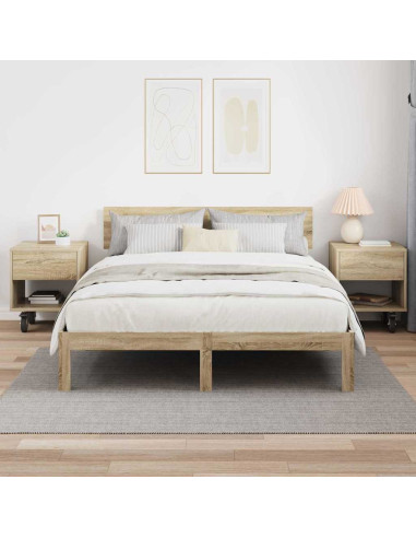 Comodino 2 pcs Rovere Sonoma 40,5 x 40 x 48 cm