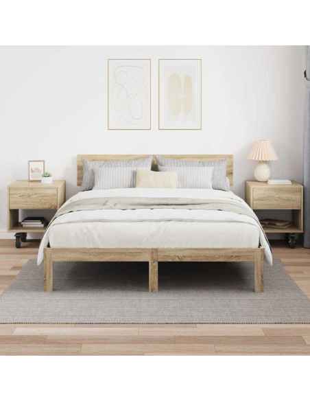 Comodino 2 pcs Rovere Sonoma 40,5 x 40 x 48 cm