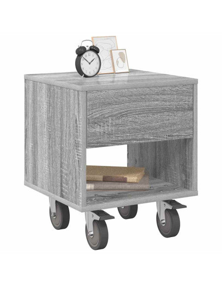 Comodino 2 pcs Grigio Sonoma 40,5 x 40 x 48 cm