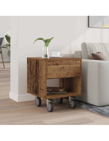 Comodino Legno vecchio 40,5 x 40 x 48 cm Legno multistrato