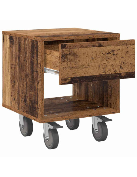 Comodino Legno vecchio 40,5 x 40 x 48 cm Legno multistrato