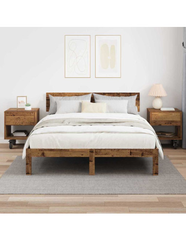 Comodino 2 pcs Legno vecchio 40,5 x 40 x 48 cm