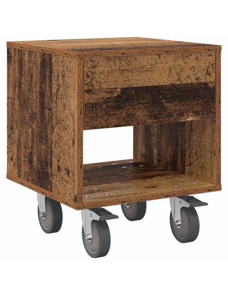 Comodino 2 pcs Legno vecchio 40,5 x 40 x 48 cm