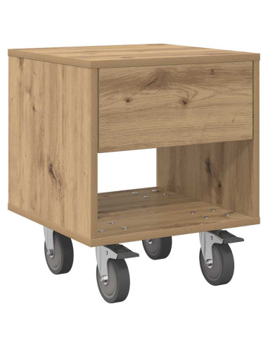 Comodino Rovere artigianale 40,5 x 40 x 48 cm Legno multistrato