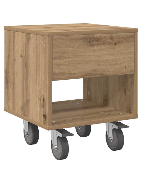 Comodino 2 pcs Rovere artigianale 40,5 x 40 x 48 cm