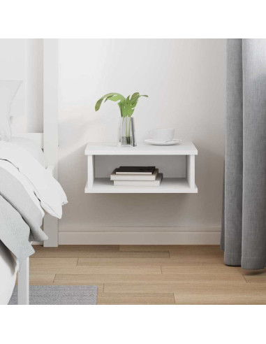 Comodino Bianco 40 x 31 x 15 cm Legno multistrato