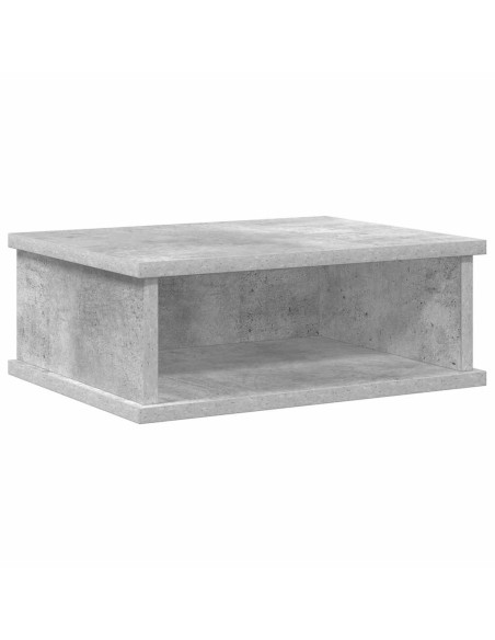 Comodino Grigio cemento 40 x 31 x 15 cm Legno multistrato