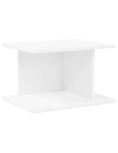 Comodino Bianco 40 x 30 x 25 cm Legno multistrato 2