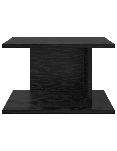 Comodino Rovere Nero 40 x 30 x 25 cm Legno multistrato