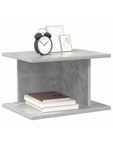 Comodino 2 pcs Grigio cemento 40 x 30 x 25 cm Legno multistrato