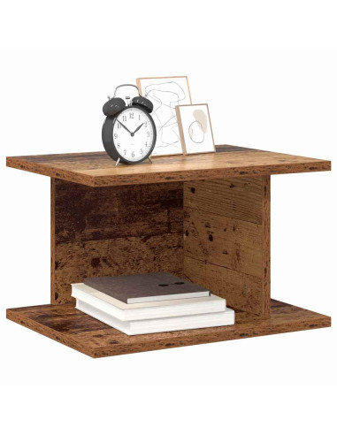 Comodino 2 pcs Legno vecchio 40 x 30 x 25 cm Legno multistrato