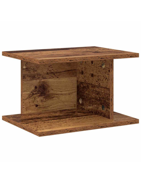 Comodino 2 pcs Legno vecchio 40 x 30 x 25 cm Legno multistrato