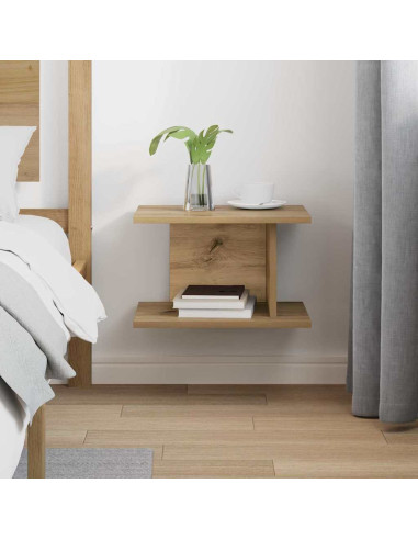 Comodino Rovere artigianale 40 x 30 x 25 cm Legno multistrato