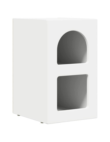 Comodino 2 pcs Bianco 29,5 x 33,5 x 50 cm Legno multistrato