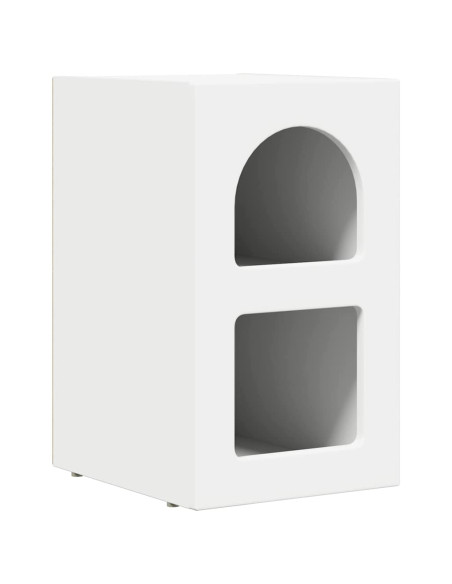 Comodino 2 pcs Bianco 29,5 x 33,5 x 50 cm Legno multistrato