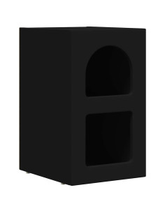 Comodino Nero 29,5 x 33,5 x 50 cm Legno multistrato 2